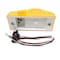 Truck-Lite Incandescent, Yellow Rectangular, 1 Bulb, Side Turn Signal, 2 Screw, Pl-3, Stripped End/Ring 22002Y3 - alternate 5
